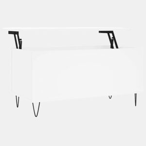 Mesa de Centro, Mesa baixa, 90x44,5x45 cm derivados de madeira branco
