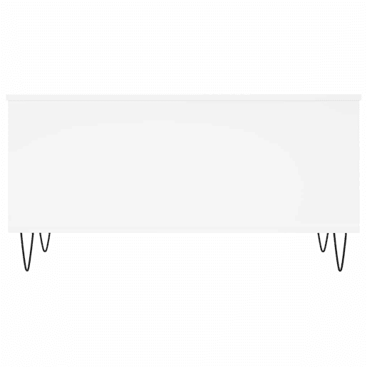 Mesa de Centro, Mesa baixa, 90x44,5x45 cm derivados de madeira branco