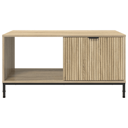 Mesa de Centro, Mesa baixa, com gaveta Carvalho Sonoma 90 x 49 x 46 cm