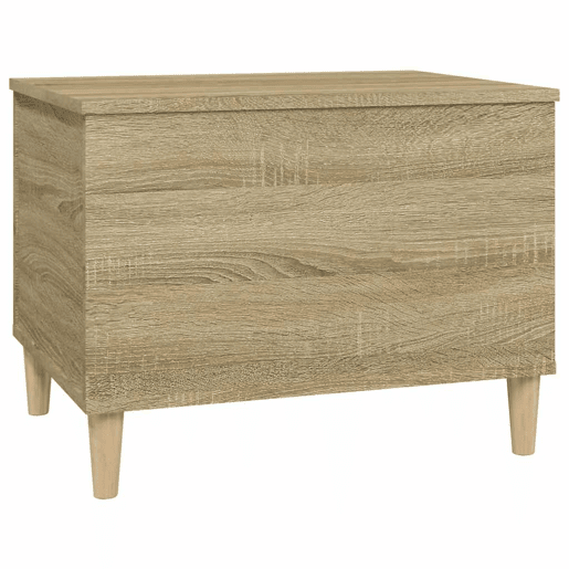 Mesa de Centro, Mesa baixa, 60x44,5x45 cm derivados madeira carvalho sonoma