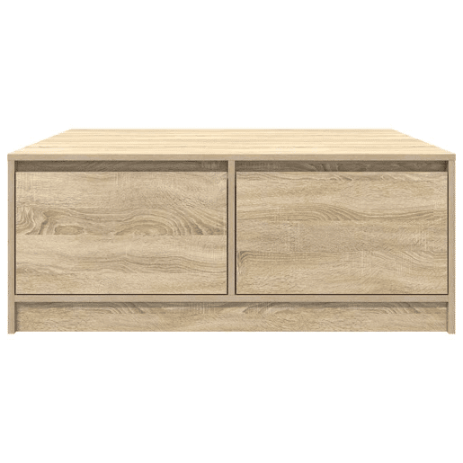 Mesa de Centro, Mesa baixa, com gavetas 100x100x40 cm carvalho sonoma