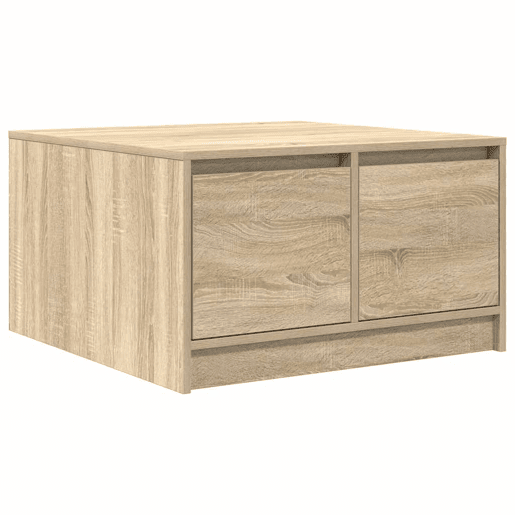 Mesa de Centro, Mesa baixa, com gavetas 70,5x70x40 cm carvalho sonoma