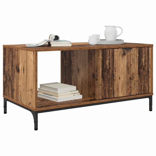 Mesa de Centro, Mesa baixa, com gaveta Madeira antiga 90 x 49 x 46 cm