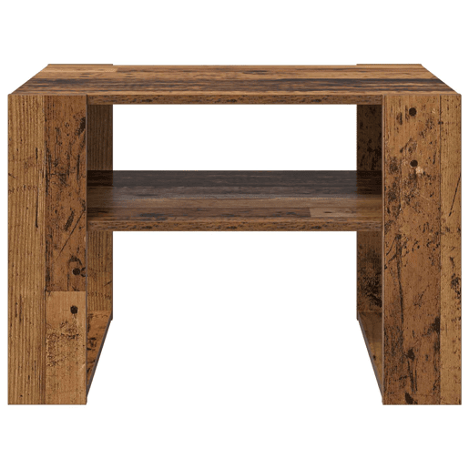 Mesa de Centro, Mesa baixa, com armazenamento Madeira antiga 66 x 53 x 45 cm