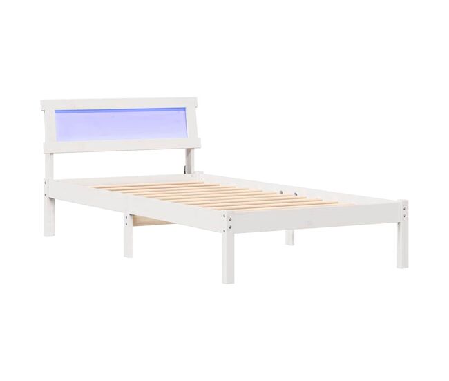 Estructura de cama individual para adultos - 75 x 190 cm madera de pino macizo
