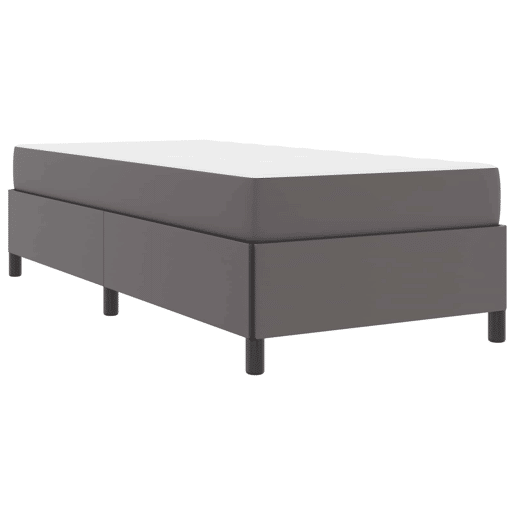 Estrutura de cama de solteiro para adultos com colchão - Cinzeto 100 x 200 cm tecido