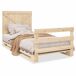 Estructura de cama individual para adultos Estructura de cama individual para adultos Natural