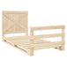 Estructura de cama individual para adultos Estructura de cama individual para adultos Natural