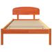 Estructura de cama individual para adultos 75x195 Estructura de cama individual para adultos 75x195 Marrón