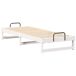 Estructura de cama individual para adultos Estructura de cama individual para adultos Blanco