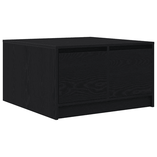 Mesa de Centro, Mesa baixa, com gavetas 70,5x70x40 cm carvalho preto