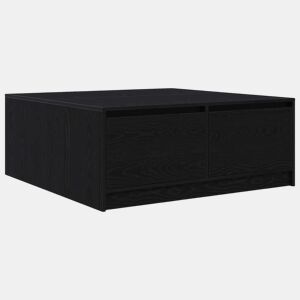 Mesa de Centro, Mesa baixa, com gavetas 100x100x40 cm carvalho preto