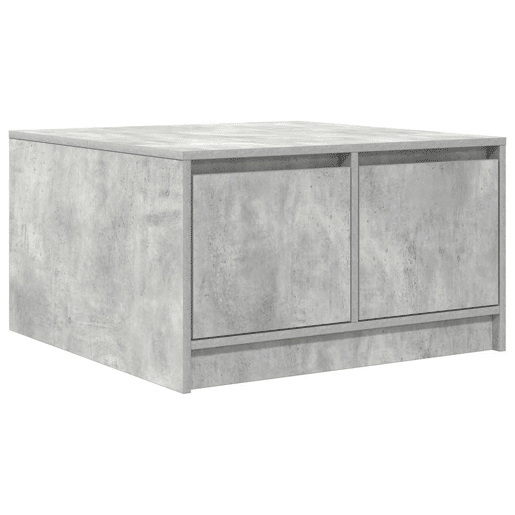 Mesa de Centro, Mesa baixa, com gavetas 70,5x70x40 cm cinzento-cimento