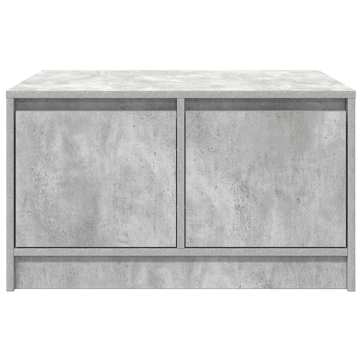 Mesa de Centro, Mesa baixa, com gavetas 70,5x70x40 cm cinzento-cimento