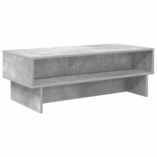 Mesa de Centro, Mesa baixa, Cinzento 100 x 46 x 35 cm Madeira processada