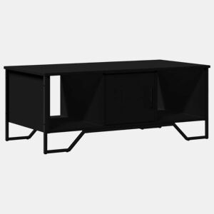 Mesa de Centro, Mesa baixa, 100x51x40 cm derivados de madeira preto