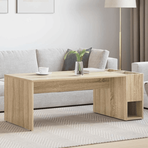 Mesa de Centro, Mesa baixa, Carvalho Sonoma 101,5 x 50 x 37 cm