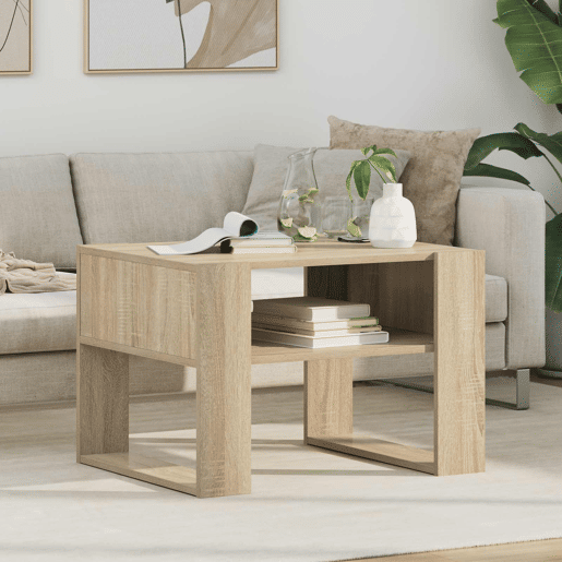 Mesa de Centro, Mesa baixa, Carvalho Sonoma 66 x 53 x 45 cm