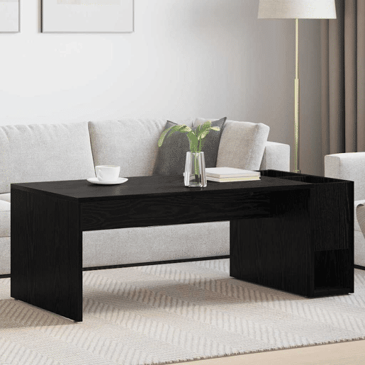Mesa de Centro, Mesa baixa, Carvalho Preto 101,5 x 50 x 37 cm