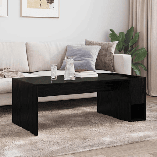 Mesa de Centro, Mesa baixa, Carvalho Preto 101,5 x 50 x 37 cm