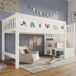 Cama alta para niños Cama alta para niños Blanco