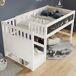 Cama alta para niños Cama alta para niños Blanco