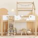 Cama alta para niños Cama alta para niños Natural/ Blanco