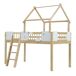 Cama alta para niños Cama alta para niños Natural/ Blanco