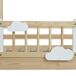Cama alta para niños Cama alta para niños Natural/ Blanco