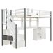 Cama alta para niños Cama alta para niños Blanco
