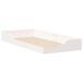 Estructura de cama individual para adultos Estructura de cama individual para adultos Blanco