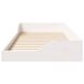 Estructura de cama individual para adultos Estructura de cama individual para adultos Blanco