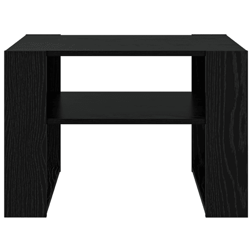 Mesa de Centro, Mesa baixa, com armazenamento Carvalho Preto 66 x 53 x 45 cm
