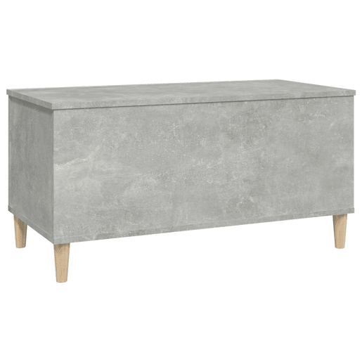 Mesa de Centro, Mesa baixa, 90x44,5x45 derivados de madeira cinzento cimento