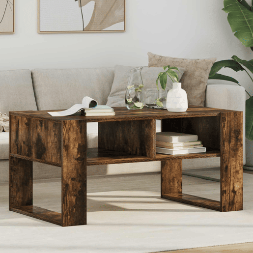 Mesa de Centro, Mesa baixa, Carvalho Defumado 92 x 53 x 45 cm
