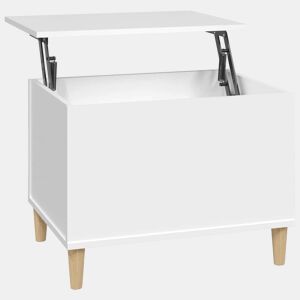 Mesa de Centro, Mesa baixa, 60x44,5x45 cm derivados de madeira branco