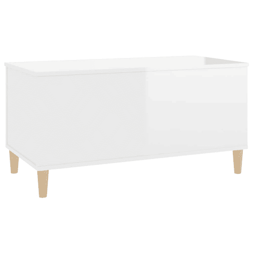 Mesa de Centro, Mesa baixa, 90x44,5x45 cm derivados de madeira branco brilhante