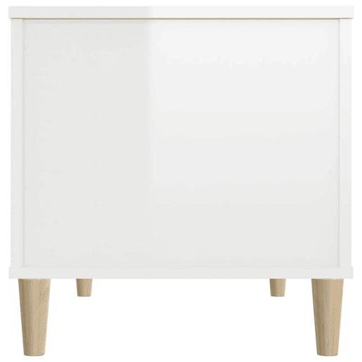 Mesa de Centro, Mesa baixa, 90x44,5x45 cm derivados de madeira branco brilhante