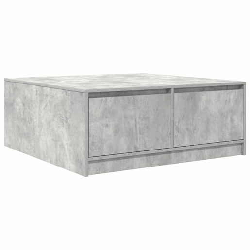 Mesa de Centro, Mesa baixa, com gavetas 100x100x40 cm cinzento-cimento