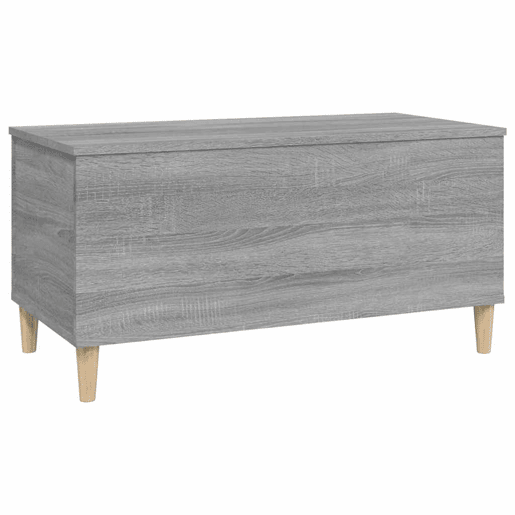 Mesa de Centro, Mesa baixa, 90x44,5x45 cm derivados de madeira cinza sonoma