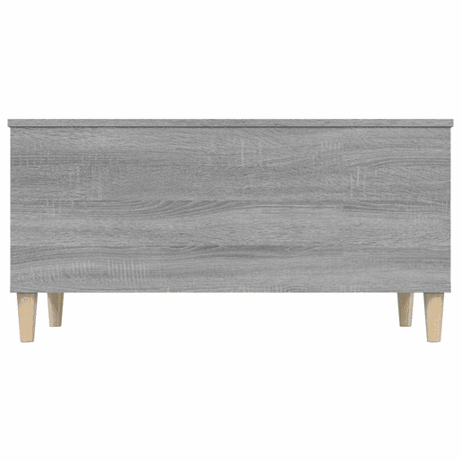 Mesa de Centro, Mesa baixa, 90x44,5x45 cm derivados de madeira cinza sonoma
