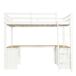 Cama alta para niños Cama alta para niños Natural/ Blanco