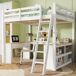 Cama alta para niños Cama alta para niños Natural/ Blanco
