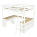 Cama alta para niños Cama alta para niños Natural/ Blanco