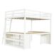 Cama alta para niños Cama alta para niños Natural/ Blanco