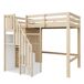 Cama alta para niños Cama alta para niños Natural