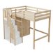Cama alta para niños Cama alta para niños Natural