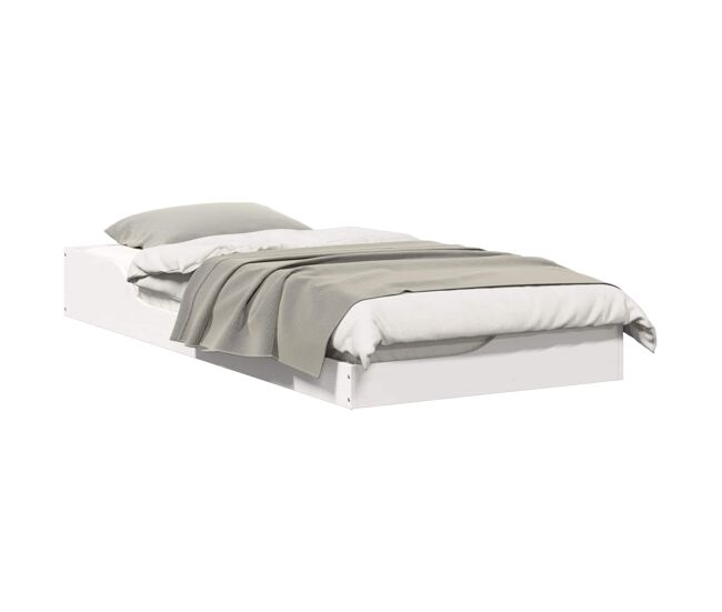 Estructura de cama individual para adultos - 80 x 200 cm madera de pino macizo