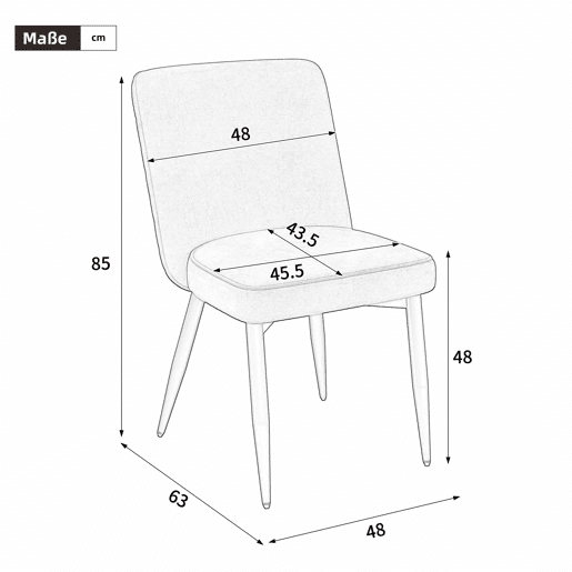 Cadeiras de sala de jantar 2 unidades - confortáveis e respiráveis, estilo moderno, veludo - azul escuro