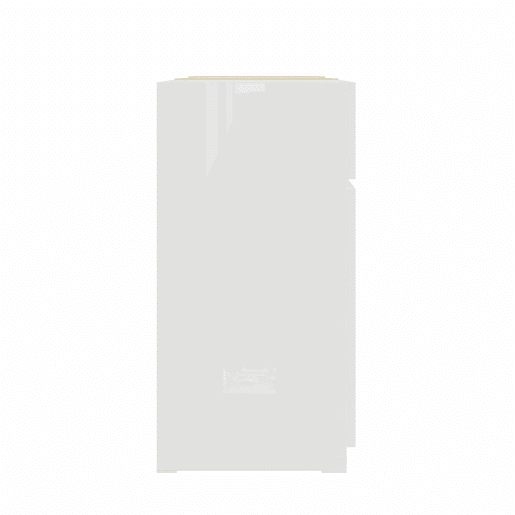 Aparador grande - três portas e duas gavetas, lacado brilhante, moderno e minimalista - branco